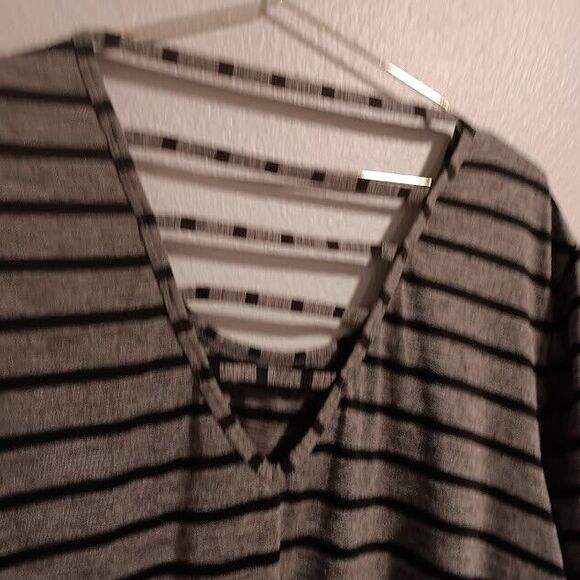 Champion Top Short Sleeve Open Back T-Shirt Workout Women's Size 3X Gray - Picture 7 of 7